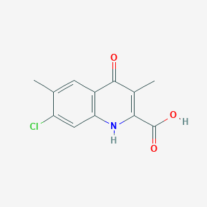 7-Chloro-3,6-dimethyl-4-oxo-1,4-dihydroquinoline-2-carboxylic acid