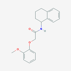 2-(2-methoxyphenoxy)-N-(1,2,3,4-tetrahydronaphthalen-1-yl)acetamide