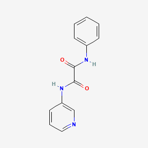 N-phenyl-N'-pyridin-3-yloxamide