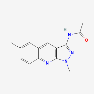 N-(1,6-dimethylpyrazolo[3,4-b]quinolin-3-yl)acetamide