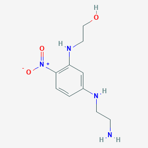 2-[5-(2-Aminoethylamino)-2-nitroanilino]ethanol