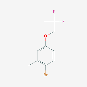 1-Bromo-4-(2,2-difluoropropoxy)-2-methylbenzene