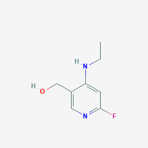 molecular formula C8H11FN2O B1415836 (4-(Ethylamino)-6-fluoropyridin-3-yl)methanol CAS No. 2187435-45-4