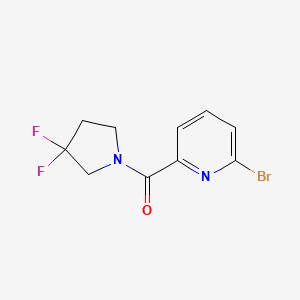 molecular formula C10H9BrF2N2O B1415847 (6-Bromopyridin-2-yl)-(3,3-difluoropyrrolidin-1-yl)-methanone CAS No. 2002046-26-4