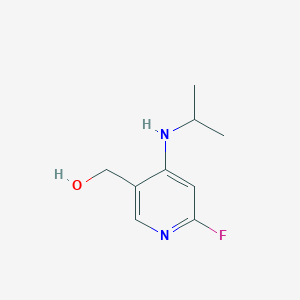 molecular formula C9H13FN2O B1415864 (6-Fluoro-4-(isopropylamino)pyridin-3-yl)methanol CAS No. 2187435-33-0