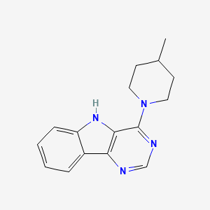 4-(4-methylpiperidin-1-yl)-5H-pyrimido[5,4-b]indole