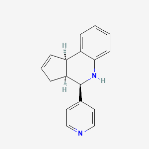 (3aS,4R,9bR)-4-(pyridin-4-yl)-3a,4,5,9b-tetrahydro-3H-cyclopenta[c]quinoline