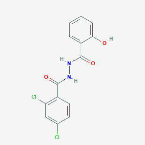 2,4-dichloro-N'-[(2-hydroxyphenyl)carbonyl]benzohydrazide