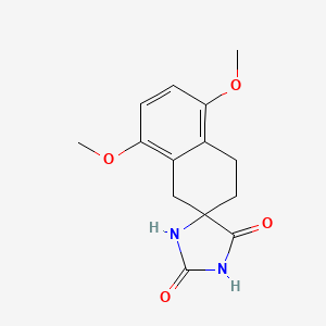 5',8'-Dimethoxy-3',4'-dihydro-1'H-spiro[imidazolidine-4,2'-naphthalene]-2,5-dione