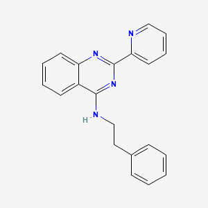 Phenethyl-(2-pyridin-2-yl-quinazolin-4-yl)-amine