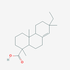 B14158728 Pimar-8(14)-en-18-oic acid CAS No. 5673-40-5