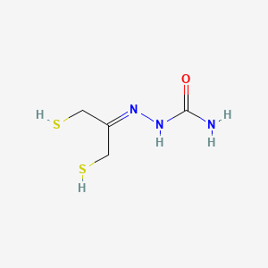 2-(1,3-Disulfanylpropan-2-ylidene)hydrazinecarboxamide