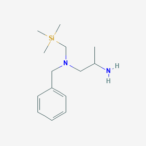 molecular formula C14H26N2Si B1415876 1-N-Benzyl-1-N-(trimethylsilylmethyl)propane-1,2-diamine CAS No. 1908469-53-3