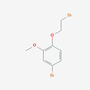 molecular formula C9H10Br2O2 B1415878 4-Bromo-1-(2-bromoethoxy)-2-methoxybenzene CAS No. 1860186-80-6