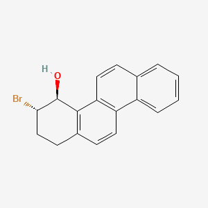 4-Chrysenol, 3-bromo-1,2,3,4-tetrahydro-, trans-