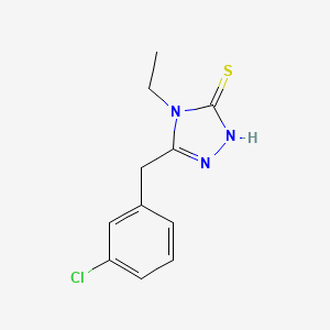 5-(3-chlorobenzyl)-4-ethyl-4H-1,2,4-triazole-3-thiol