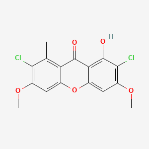 Xanthen-9-one, 2,7-dichloro-1-hydroxy-3,6-dimethoxy-8-methyl-