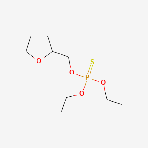 Phosphorothioic acid, O,O-diethyl O-tetrahydrofurfuryl ester