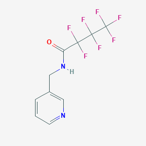 2,2,3,3,4,4,4-heptafluoro-N-(pyridin-3-ylmethyl)butanamide