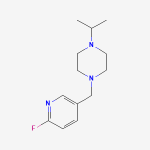 molecular formula C13H20FN3 B1415899 1-[(6-Fluoropyridin-3-yl)methyl]-4-(propan-2-yl)piperazine CAS No. 2138056-99-0