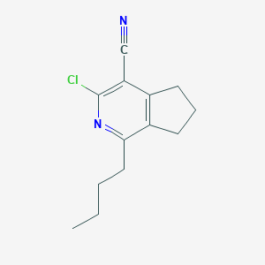 1-butyl-3-chloro-6,7-dihydro-5H-cyclopenta[c]pyridine-4-carbonitrile