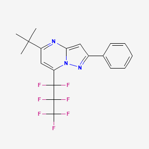 5-Tert-butyl-7-(heptafluoropropyl)-2-phenylpyrazolo[1,5-a]pyrimidine