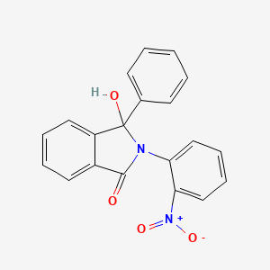 3-Hydroxy-2-(2-nitrophenyl)-3-phenyl-2,3-dihydro-1h-isoindol-1-one