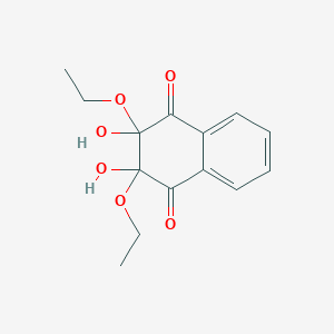 2,3-Diethoxy-2,3-dihydroxy-2,3-dihydronaphthalene-1,4-dione