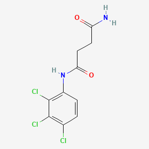 molecular formula C10H9Cl3N2O2 B14159219 N-(2,3,4-Trichlorophenyl)-succinamide CAS No. 112368-25-9