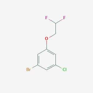 molecular formula C8H6BrClF2O B1415923 1-Bromo-3-chloro-5-(2,2-difluoroethoxy)benzene CAS No. 2012869-43-9