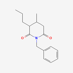 1-Benzyl-4-methyl-3-propylpiperidine-2,6-dione