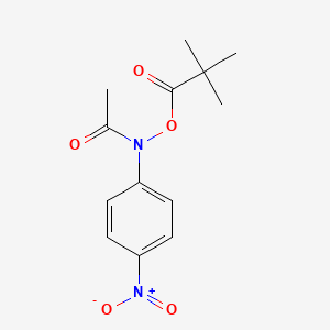 (N-acetyl-4-nitroanilino) 2,2-dimethylpropanoate