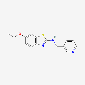 6-ethoxy-N-(pyridin-3-ylmethyl)-1,3-benzothiazol-2-amine