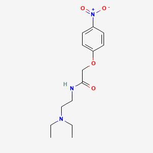 N-[2-(diethylamino)ethyl]-2-(4-nitrophenoxy)acetamide