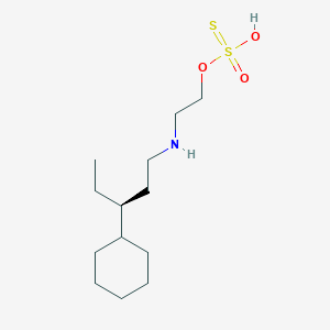 S-2-((3-Cyclohexylpentyl)amino)ethyl thiosulfate