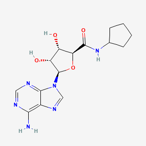 1-(6-Amino-9H-purin-9-yl)-N-cyclopentyl-1-deoxyribofuranuronamide