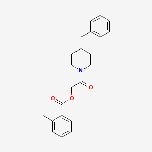 [2-(4-Benzylpiperidin-1-yl)-2-oxoethyl] 2-methylbenzoate