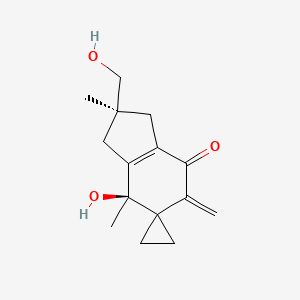 (2R,7S)-7-hydroxy-2-(hydroxymethyl)-2,7-dimethyl-5-methylidenespiro[1,3-dihydroindene-6,1'-cyclopropane]-4-one