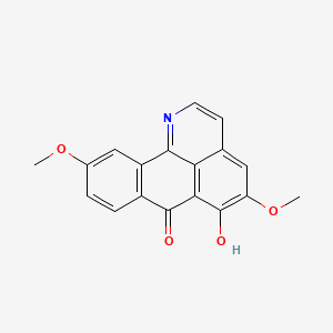 7H-Dibenzo(de,h)quinolin-7-one, 5,10-dimethoxy-6-hydroxy-