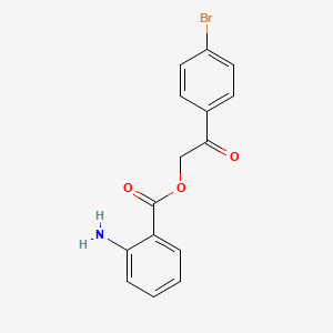 2-(4-Bromophenyl)-2-oxoethyl 2-aminobenzoate