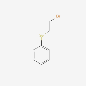 molecular formula C8H9BrSe B14159419 Benzene, [(2-bromoethyl)seleno]- CAS No. 50630-23-4