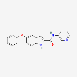 5-phenoxy-N-(pyridin-3-yl)-1H-indole-2-carboxamide