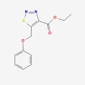 Ethyl 5-(phenoxymethyl)-1,2,3-thiadiazole-4-carboxylate