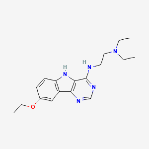 N-(8-ethoxy-5H-pyrimido[5,4-b]indol-4-yl)-N',N'-diethylethane-1,2-diamine