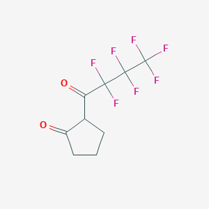 molecular formula C9H7F7O2 B141596 2-(全氟丁酰基)环戊酮 CAS No. 141478-83-3