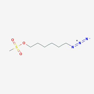 molecular formula C7H15N3O3S B1415964 甲磺酸 6-叠氮己基酯 CAS No. 235095-06-4