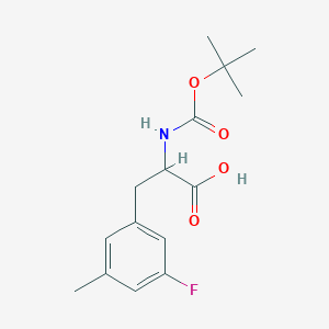 molecular formula C15H20FNO4 B1415968 2-叔丁氧羰基氨基-3-(3-氟-5-甲基苯基)-丙酸 CAS No. 1260011-57-1