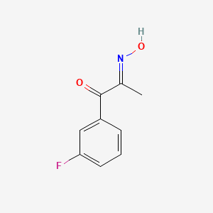 (2E)-1-(3-fluorophenyl)-2-hydroxyiminopropan-1-one