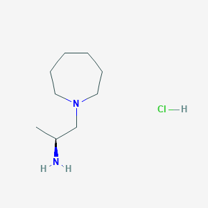 molecular formula C9H21ClN2 B1415997 (S)-1-(氮杂环戊烷-1-基)丙烷-2-胺盐酸盐 CAS No. 2126143-22-2