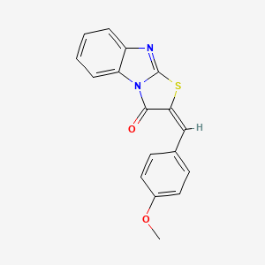 2-((4-Methoxyphenyl)methylene)thiazolo(3,2-a)benzimidazol-3(2H)-one